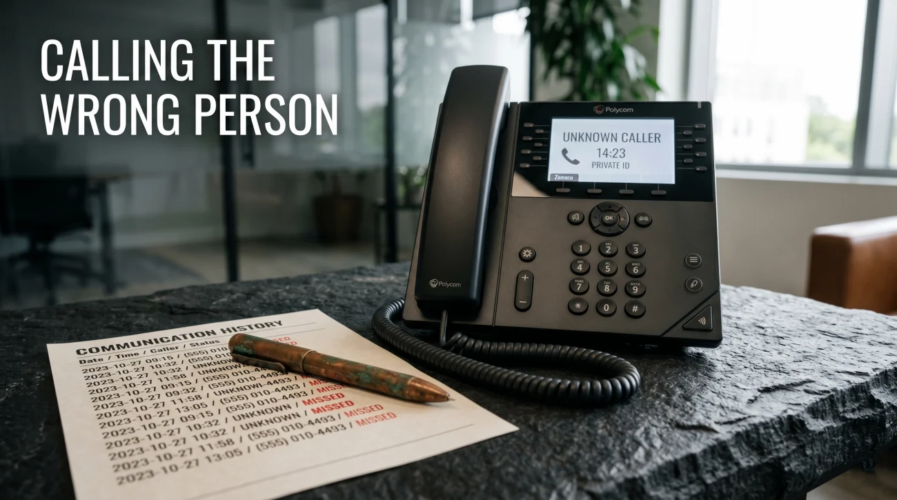 Debt Collector Calling Wrong Person