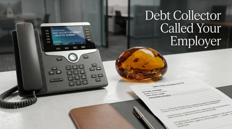 Debt Collector Told Your Employer About Your Debt: This Is a Clear FDCPA Violation