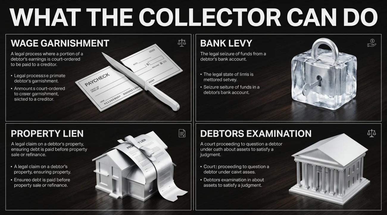 Default Judgment Collection Powers