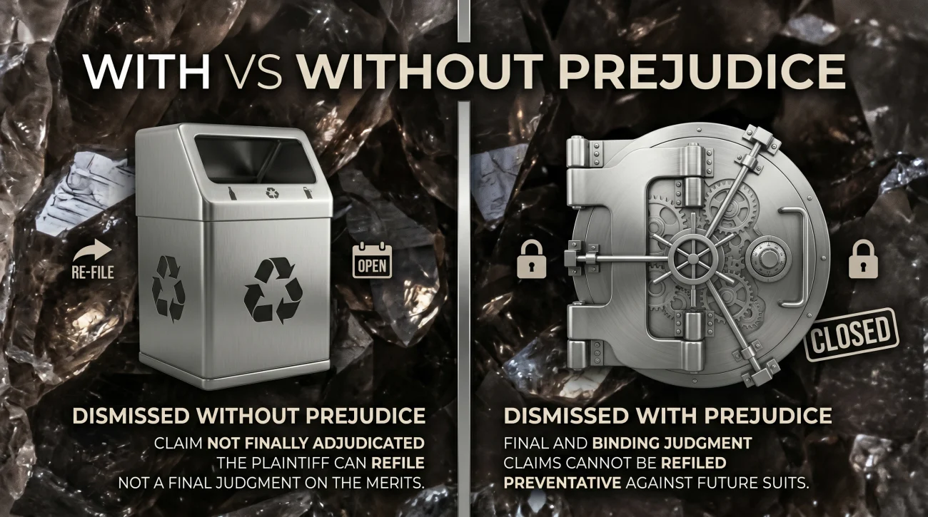 Dismissed With Prejudice Vs Without Prejudice