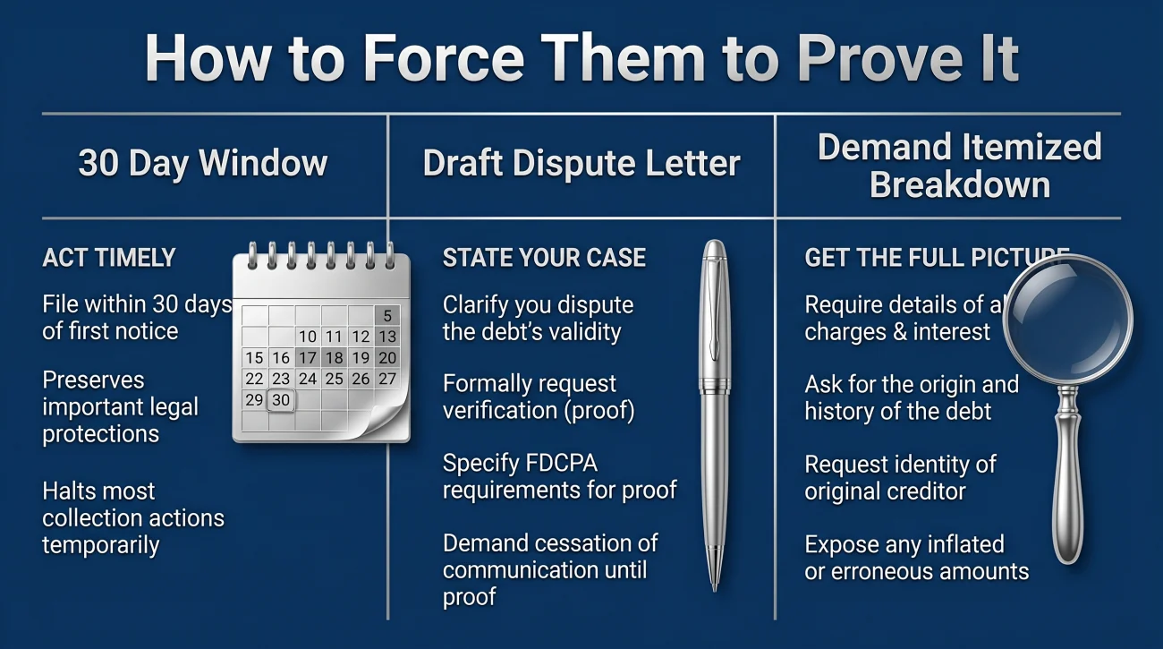 Dispute Letter Itemized Debt Balance