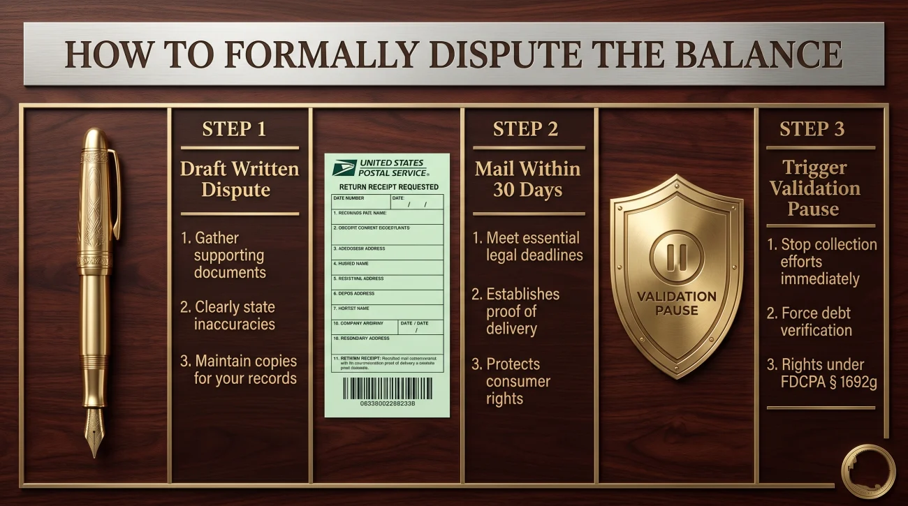 Disputing Wrong Debt Amount