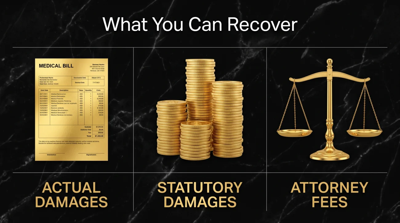 Fdcpa Counterclaim Statutory Actual Damages