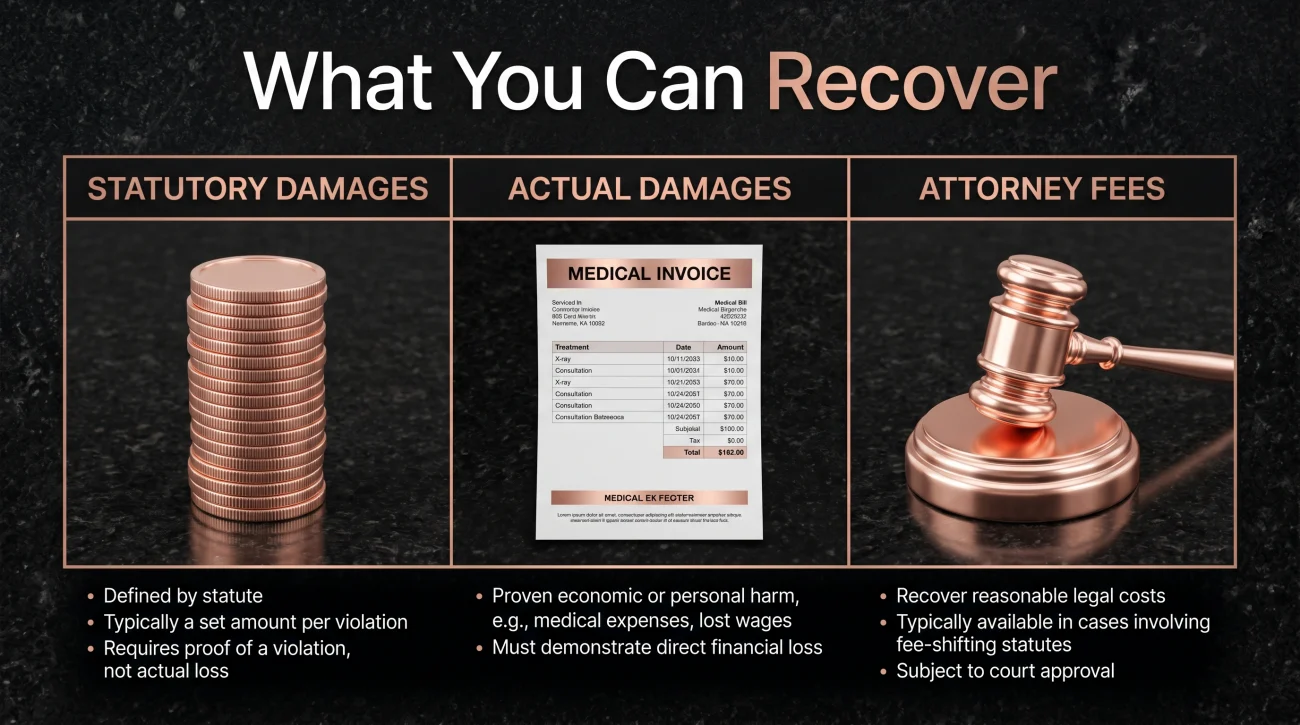 Fdcpa Lawsuit Actual Statutory Damages