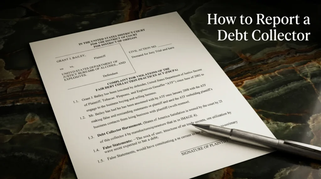 How To Report A Debt Collector