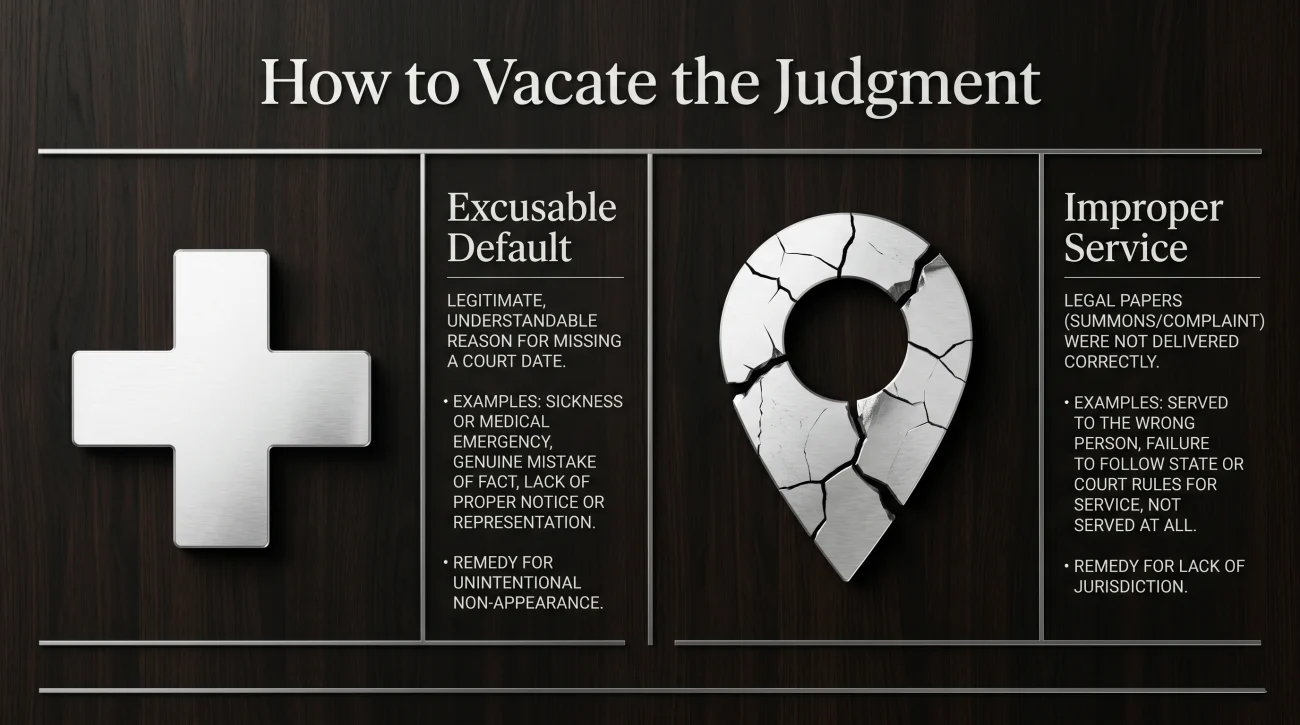 How To Vacate A Default Judgment