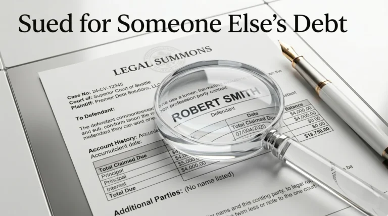 Mistaken Identity or Not Your Debt: How to Defend Against a Debt Collection Lawsuit for an Account That Isn’t Yours