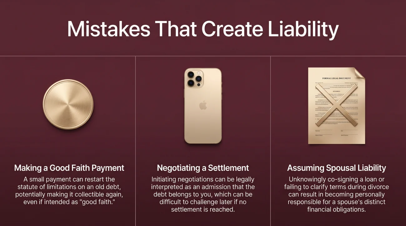 Mistakes Creating Authorized User Liability
