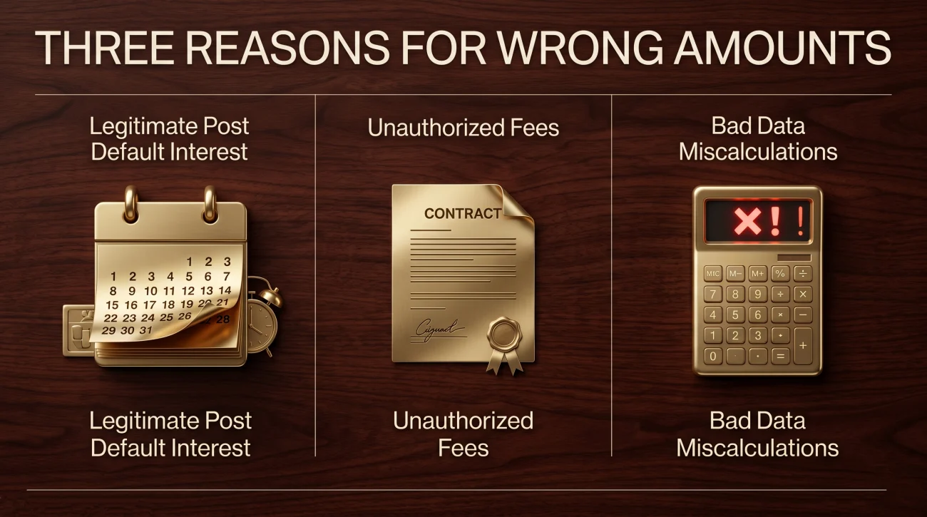 Reasons For Inflated Debt Balances