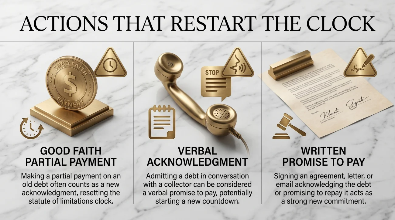 Restarting Statute Of Limitations Debt