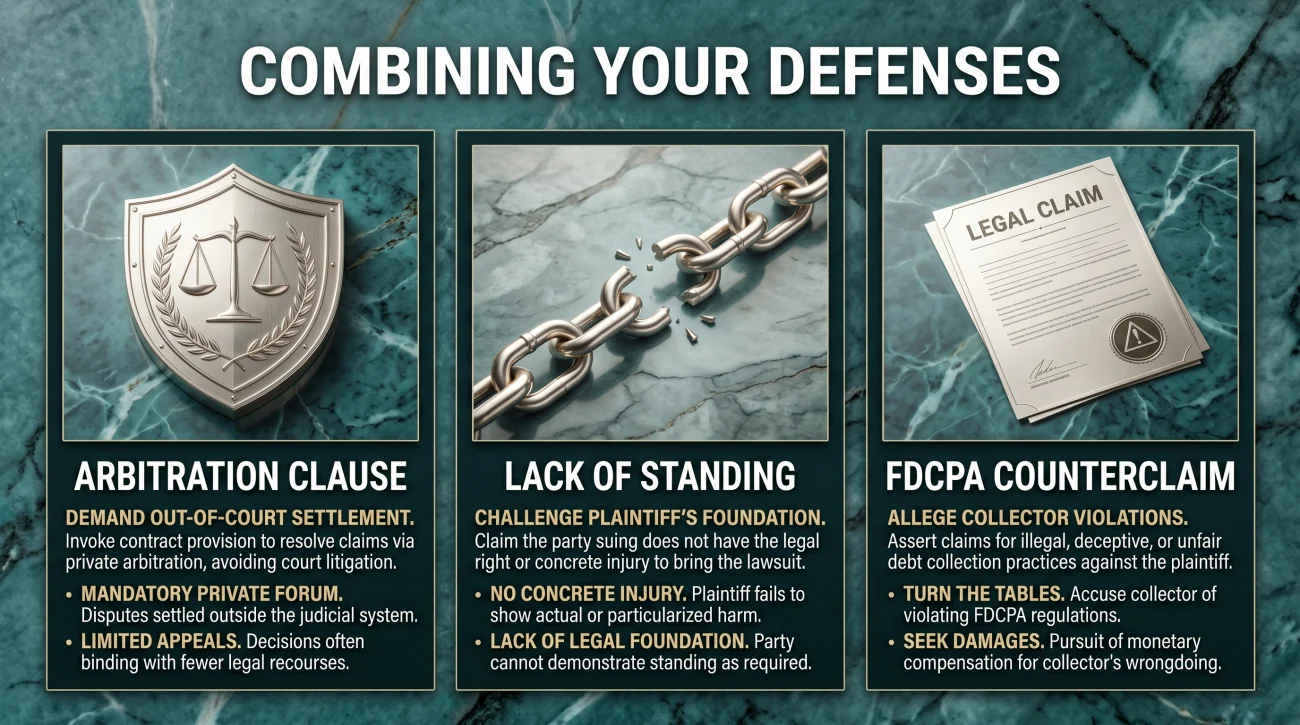 Stacking Debt Collection Lawsuit Defenses