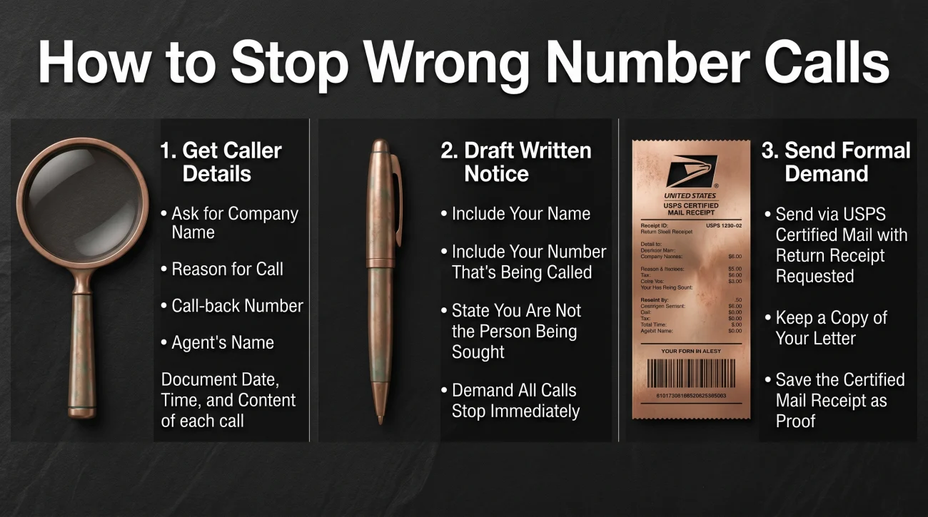 Stop Debt Collector Wrong Number Calls
