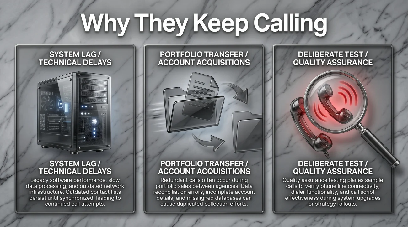 Why Debt Collectors Keep Calling After Letter